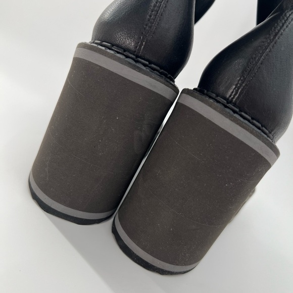 Black Platform Ankle Boots - Picture 6 of 11